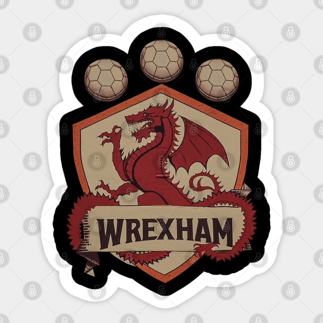 Red Dragon Wrexham Sticker by projeksambat